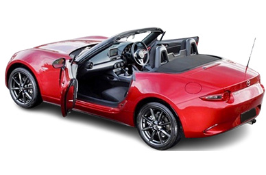 Hire a Mazda-mx5 rental car from Euro Car Rental Christchurch.