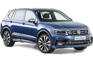 Hire a rental car in Christchurch, VW Tiguan 7 seater Luxury 4WD SUV – full size 4WD